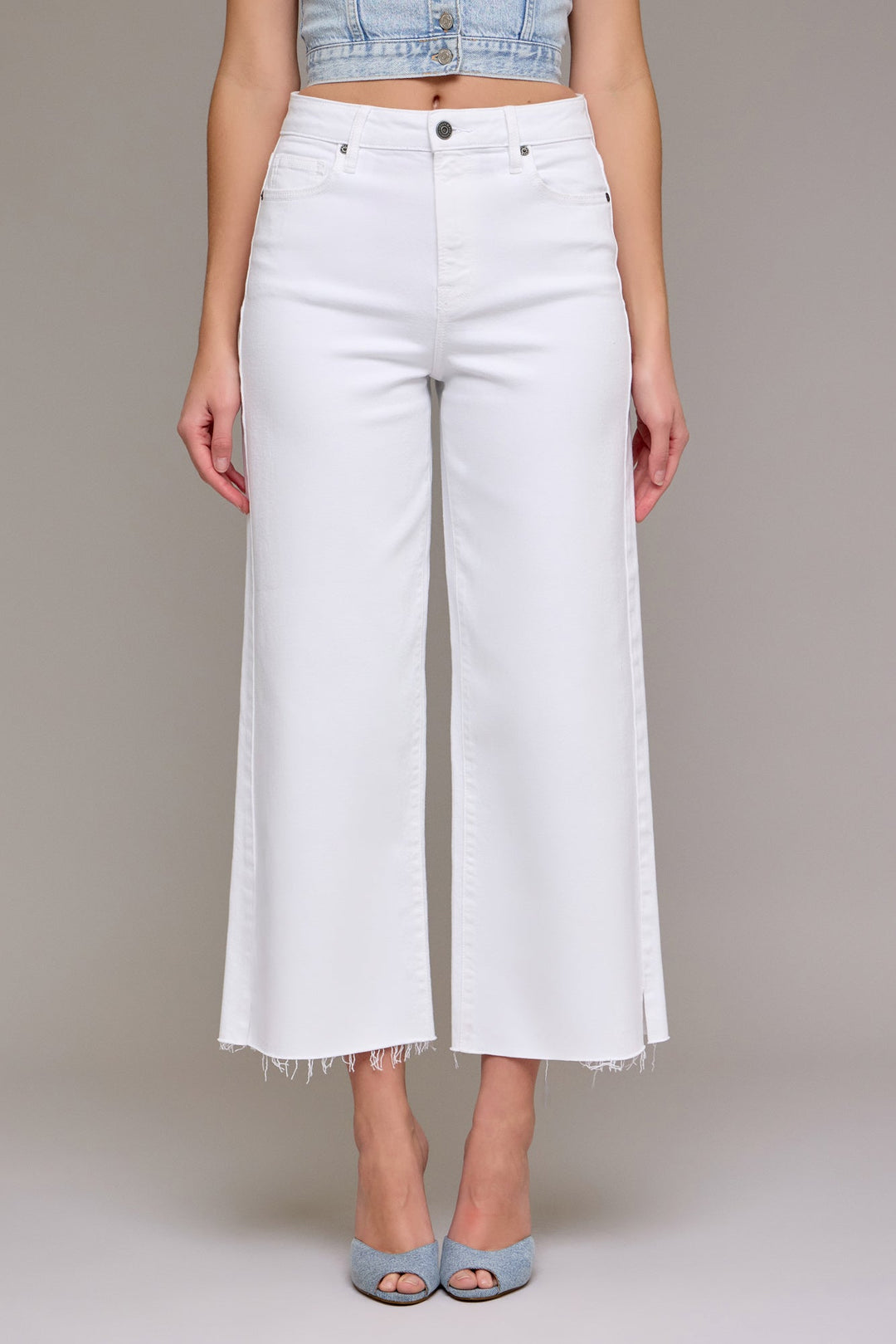 Nori High Waist Crop Wide Leg Pant