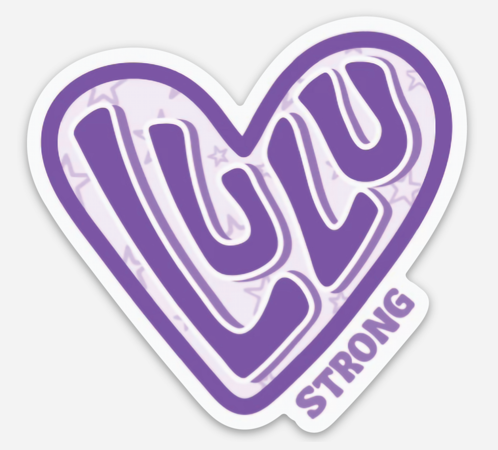 Lulu Strong Sticker Bandwagon Sports
