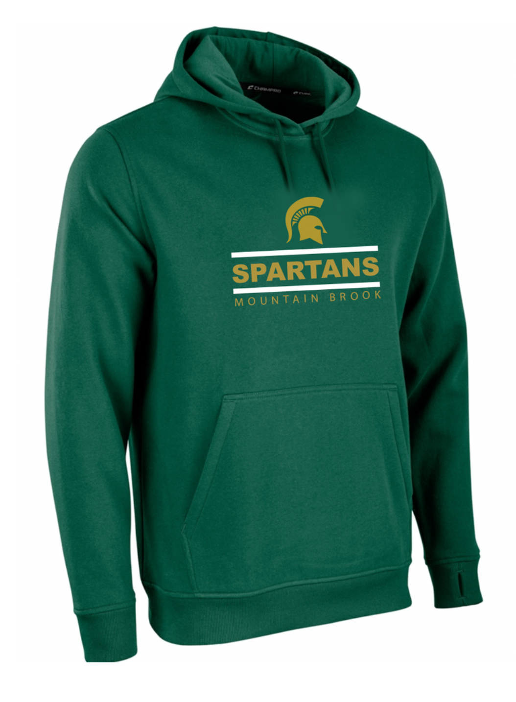 Performance Fleece Hoodie with MB Spartans