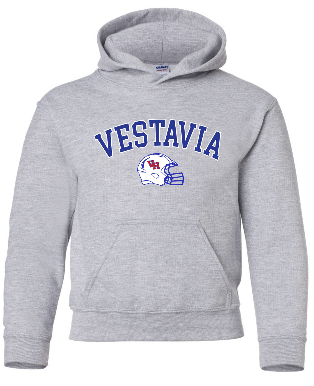 Vestavia Football Gray Fleece Hoodie