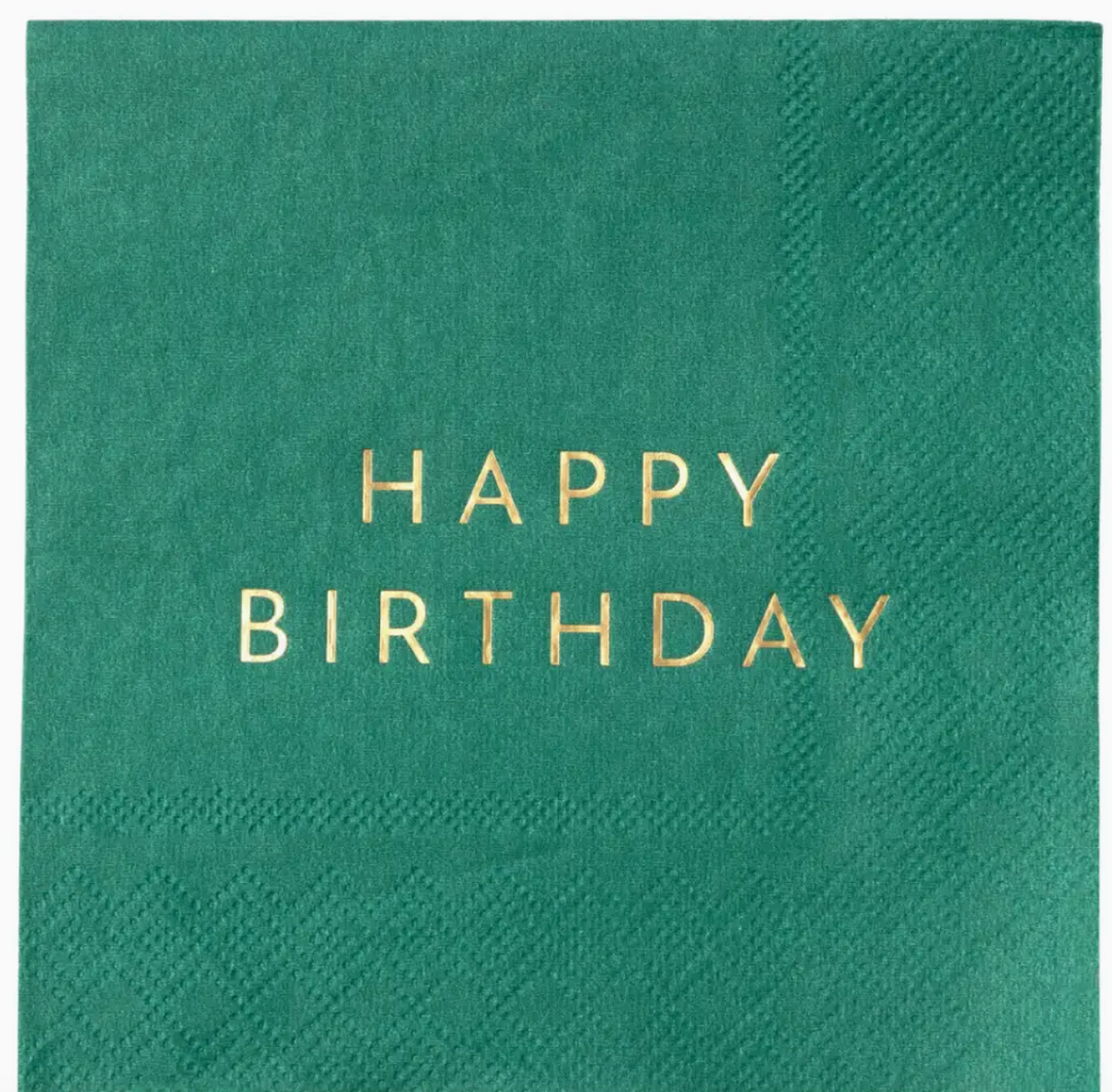 Happy Birthday Napkin