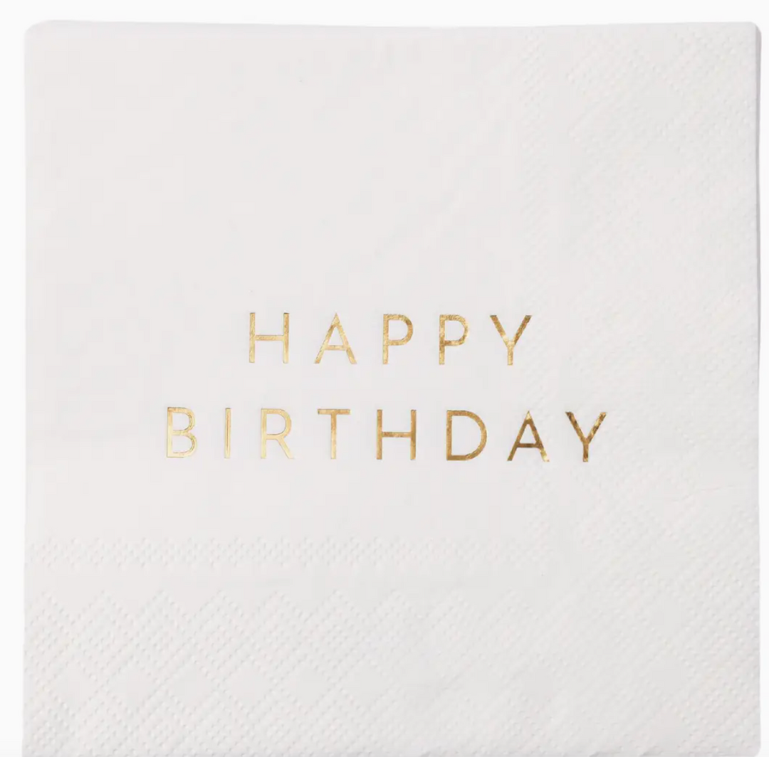 Happy Birthday Napkin
