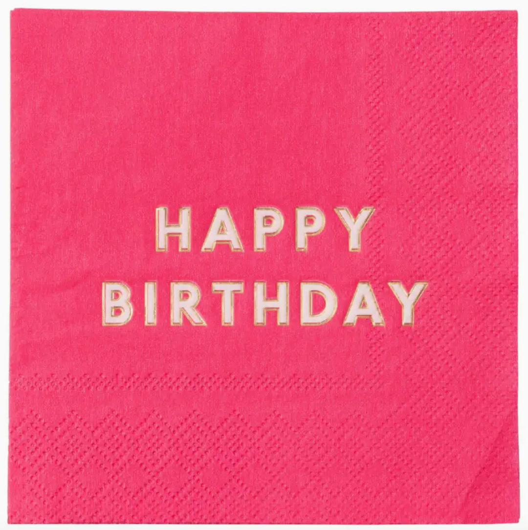 Happy Birthday Napkin