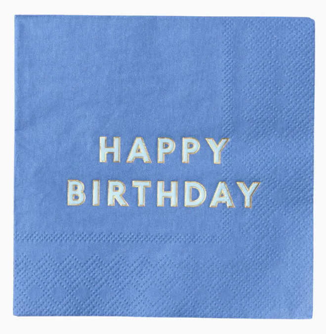 Happy Birthday Napkin