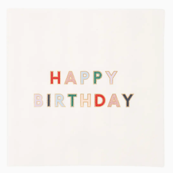 Happy Birthday Napkin