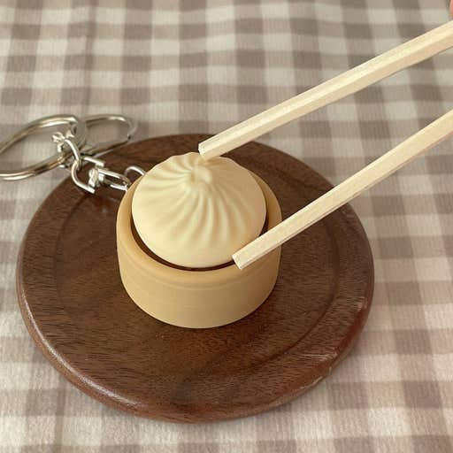Dumpling Clicker Keyring