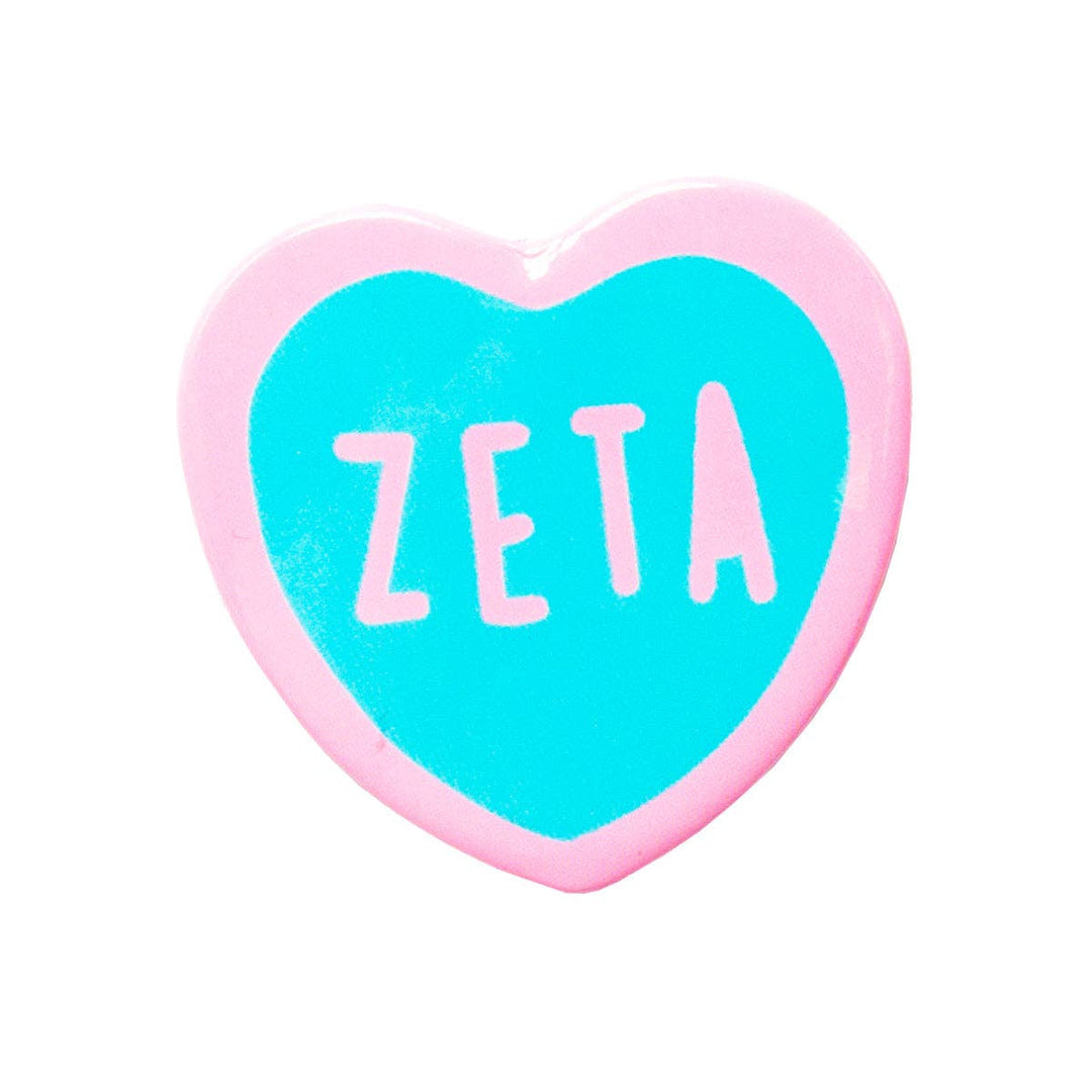 Zeta Sweet Heart Button