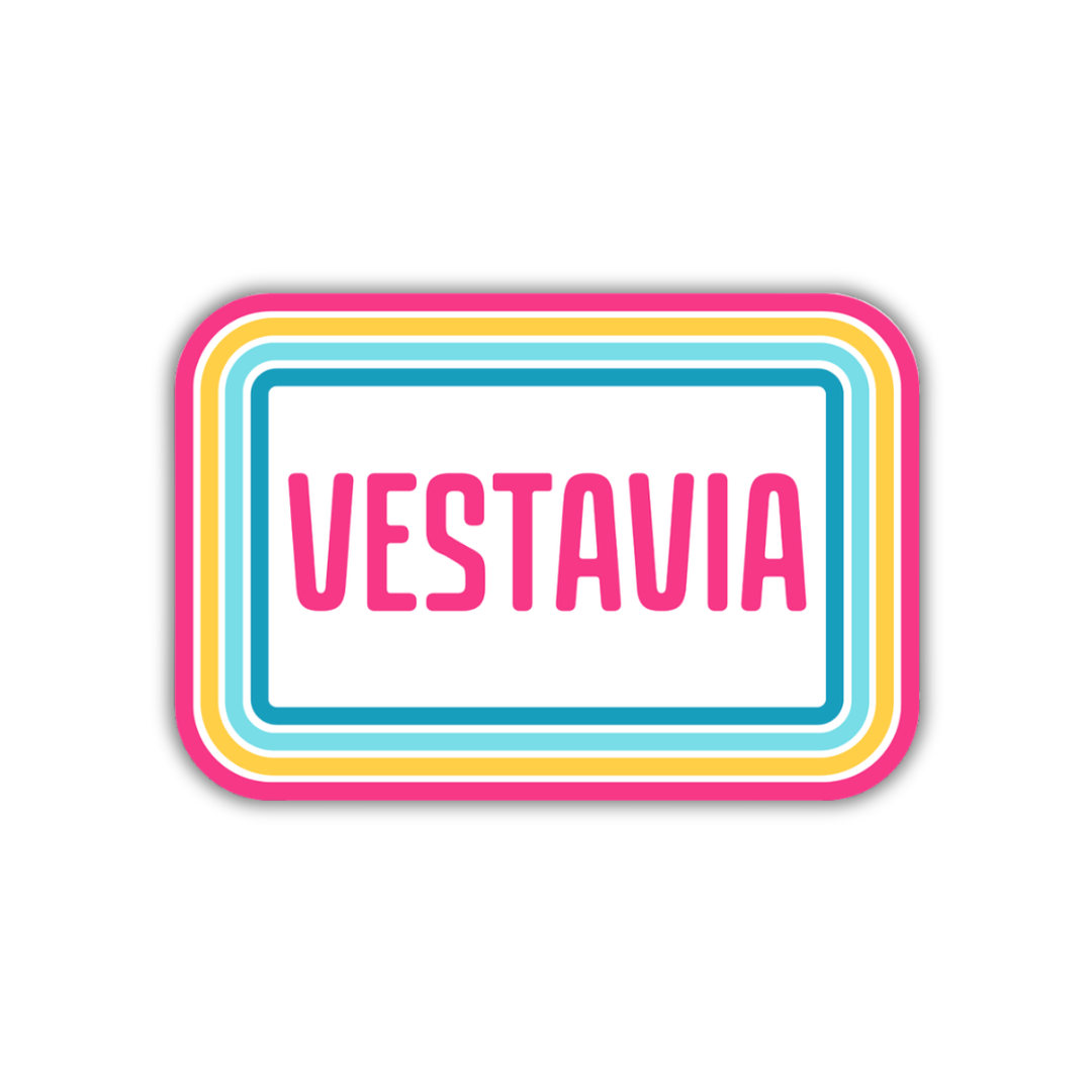 Vestavia Retro Sticker