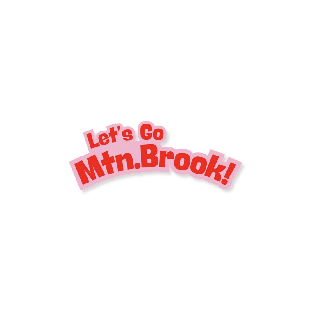 Mtn Roo Sticker Let's Go Mtn Brook! Sticker – Bandwagon Sports