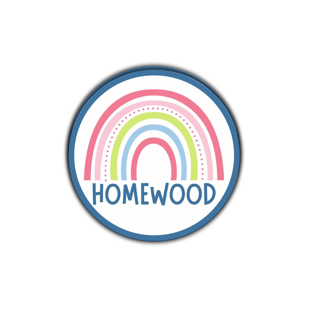 Homewood Rainbow Sticker