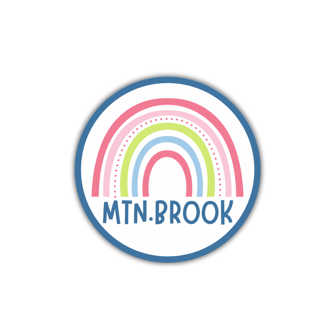Mtn. Brook Rainbow Sticker