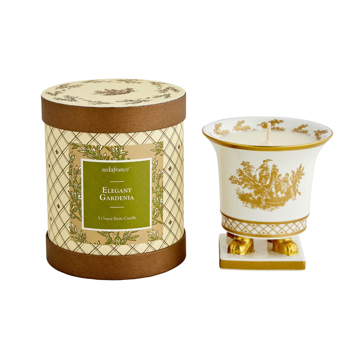 Elegant Gardenia Cache Candle