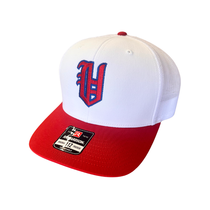 Old English V Trucker Hat