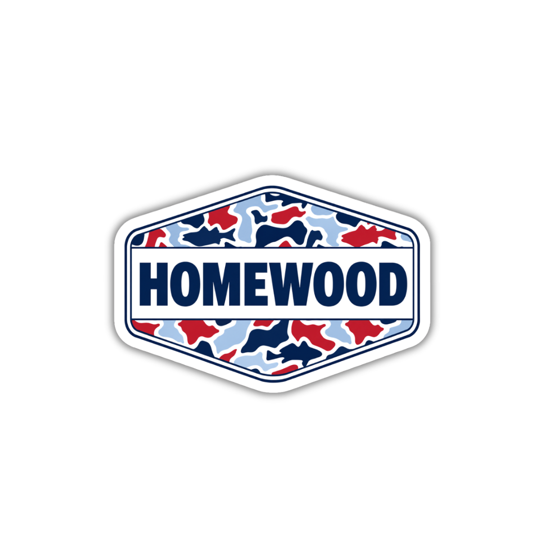 Homewood Varsity Camo Sticker
