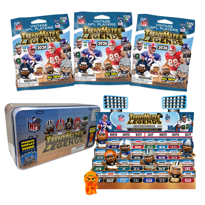 TeenyMates Legends NFL Collector Tin 2026