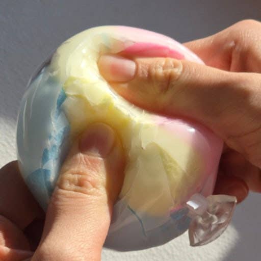 Cotton Candy Wax Breaking Squishy Stress Ball