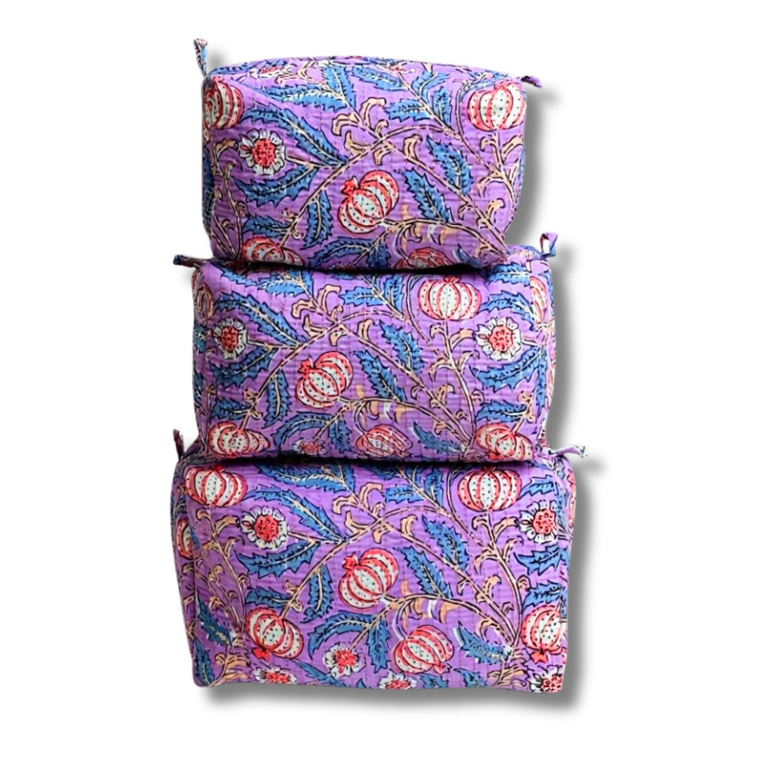 Midi Quilted Cosmetic Bag