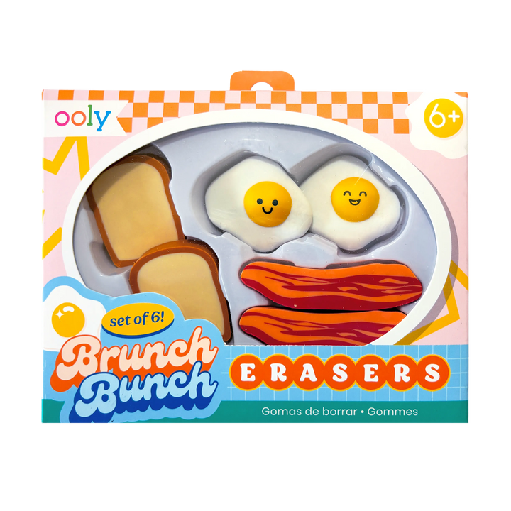 Brunch Bunch Breakfast Erasers