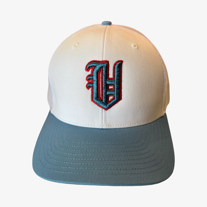 Old English V Trucker Hat
