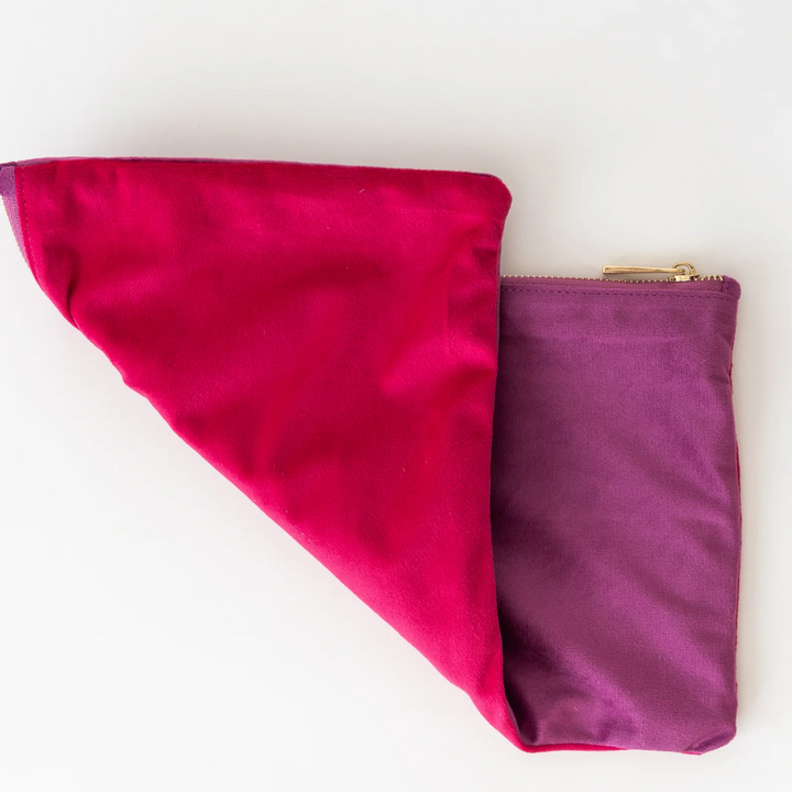 East Meets West Velvet Tile Bag