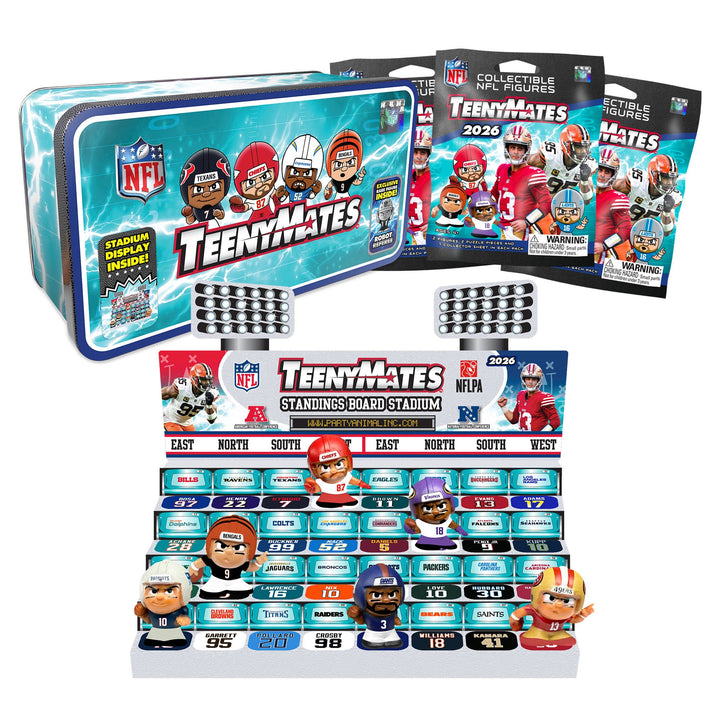 NFL 2026 TeenyMates Collector Tin