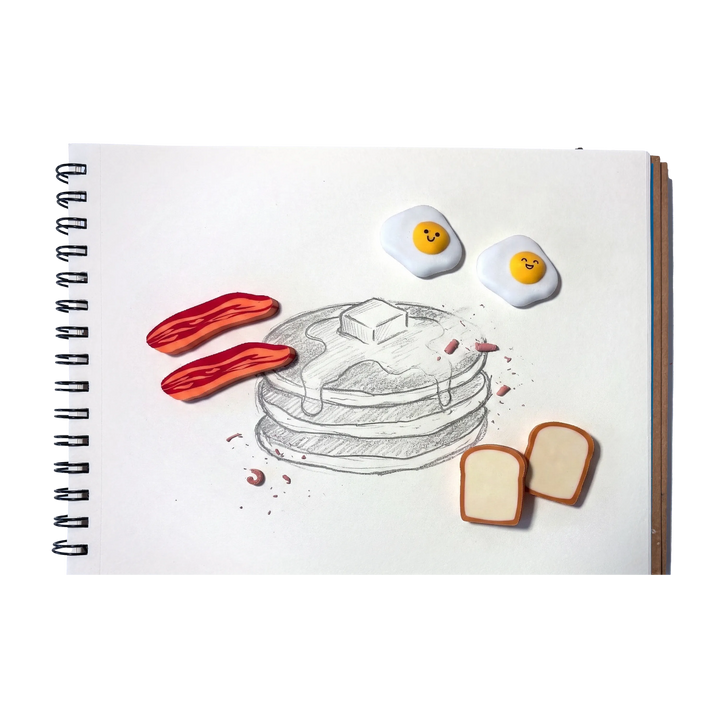 Brunch Bunch Breakfast Erasers