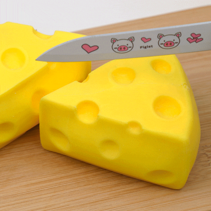 So Cheesy! Cheese Shaped Squishy Stress Toy