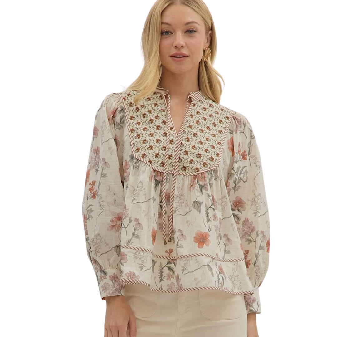 Ivy Smocked Babydoll Top