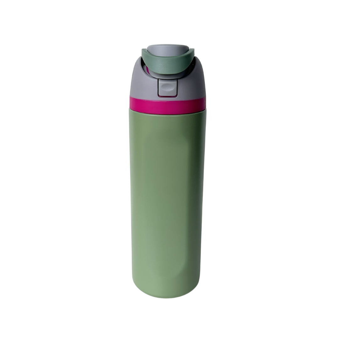 Flip-Top Insulated Water Bottle