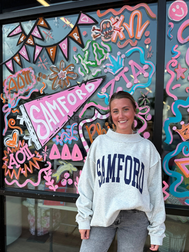 Samford Reversible Mock Neck Sweatshirt