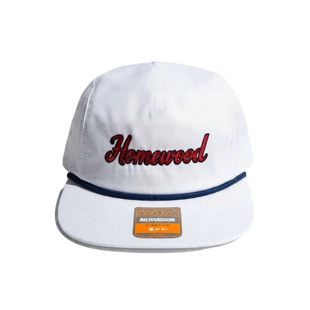 Homewood Retro Script Rope Hat
