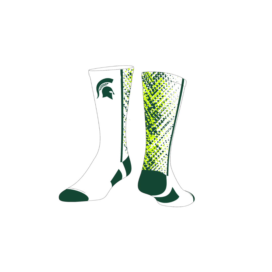 Spartan Head Pixel Everyday Socks