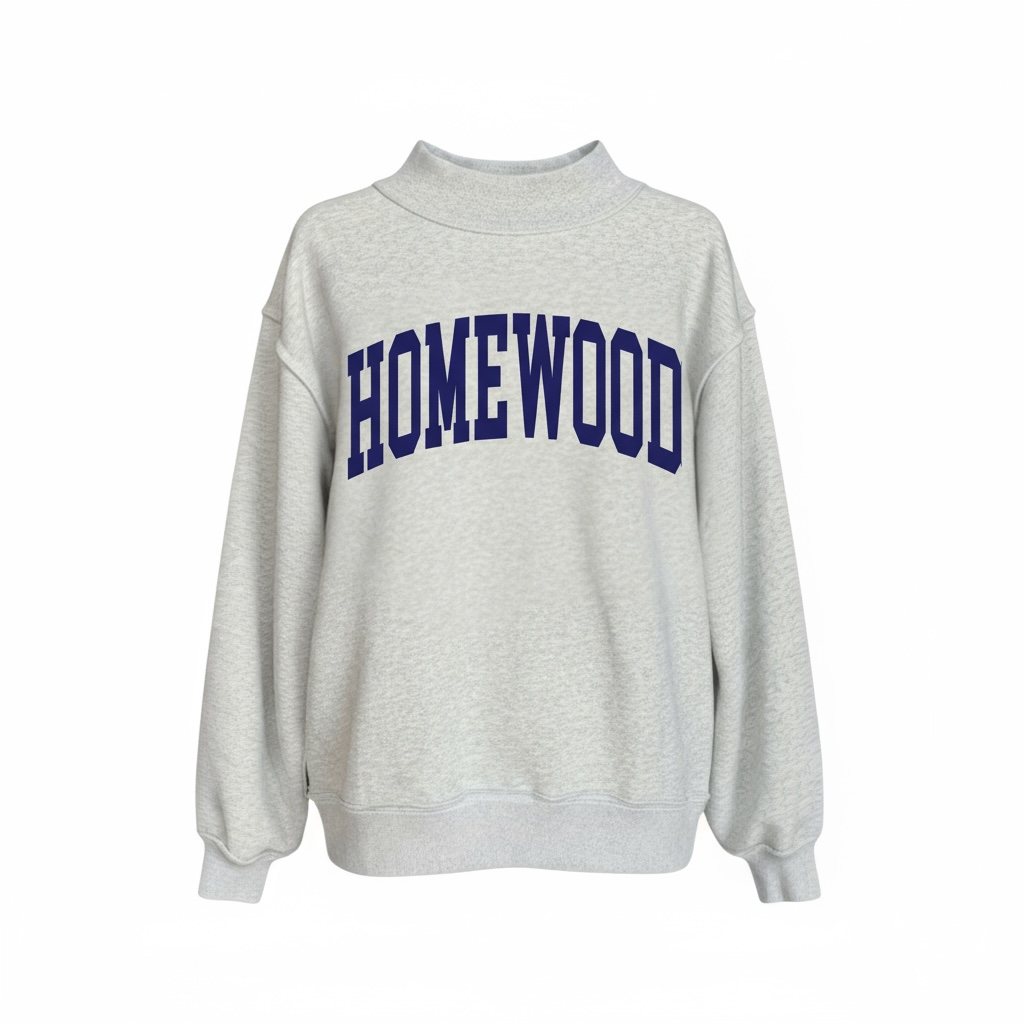 Homewood Reversible Mock Neck Sweatshirt