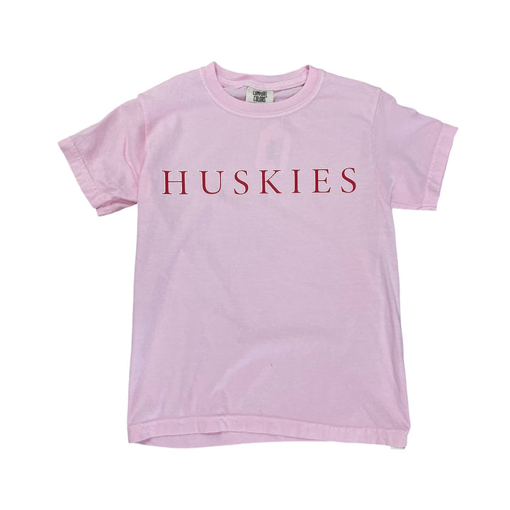 Thin Block Huskies T-Shirt