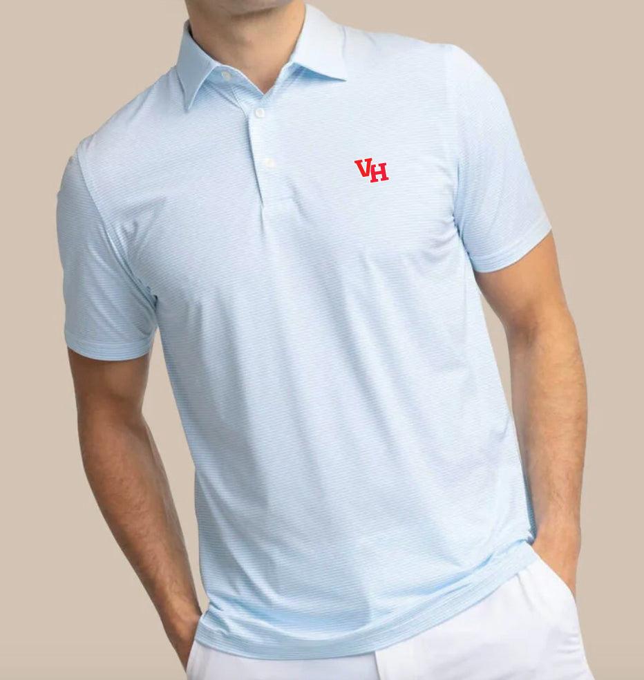 VH Blue/White Stripe Polo