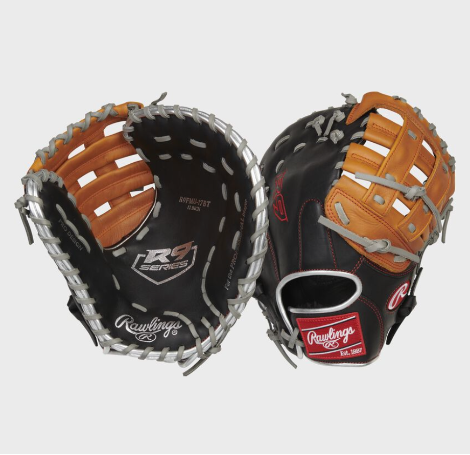 Rawlings R9 ContoUR Youth First Base Mitt (Throw Left)