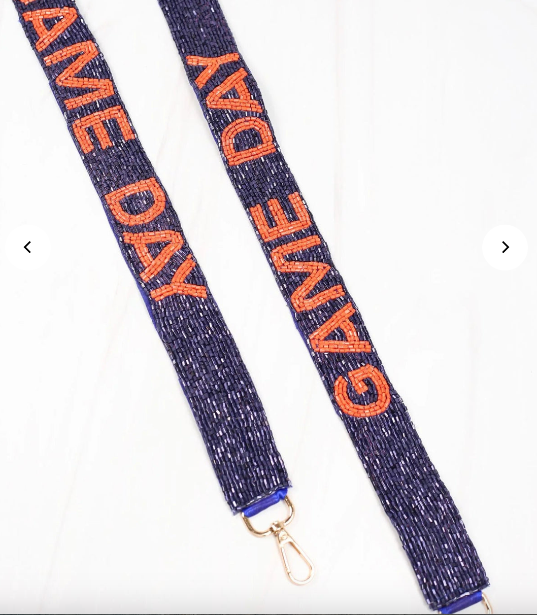 Game Day Beaded Purse Strap