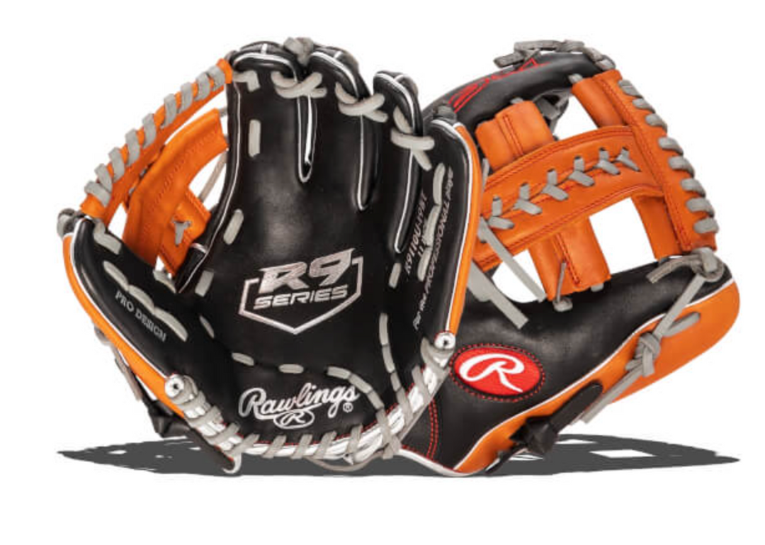 Rawlings R9 Contour Fit 11" RHT Fielding Glove