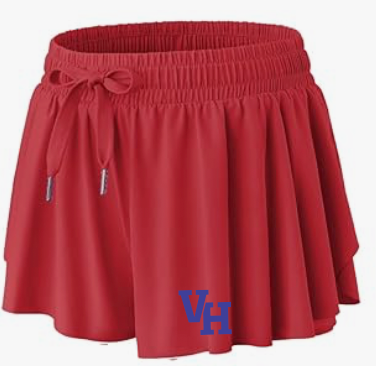 Red VH Butterfly Shorts