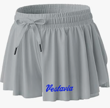 Gray Vestavia Butterfly Shorts