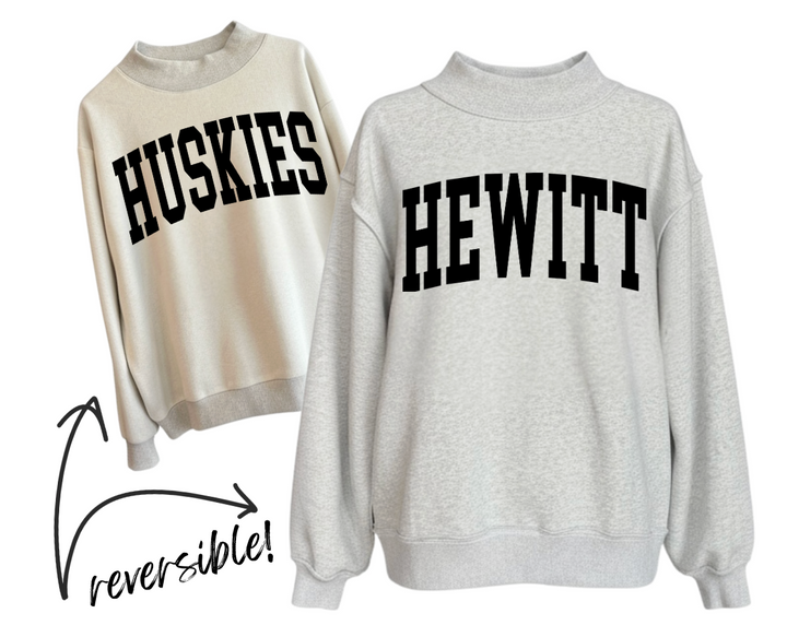 Trussville Reversible Mock Neck Sweatshirt