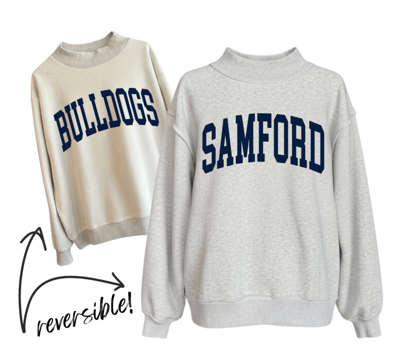 Samford Reversible Mock Neck Sweatshirt