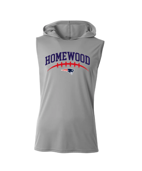 Homewood Football Sleeveless Performance Hoodie