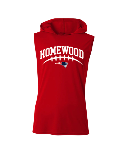 Homewood Football Sleeveless Performance Hoodie