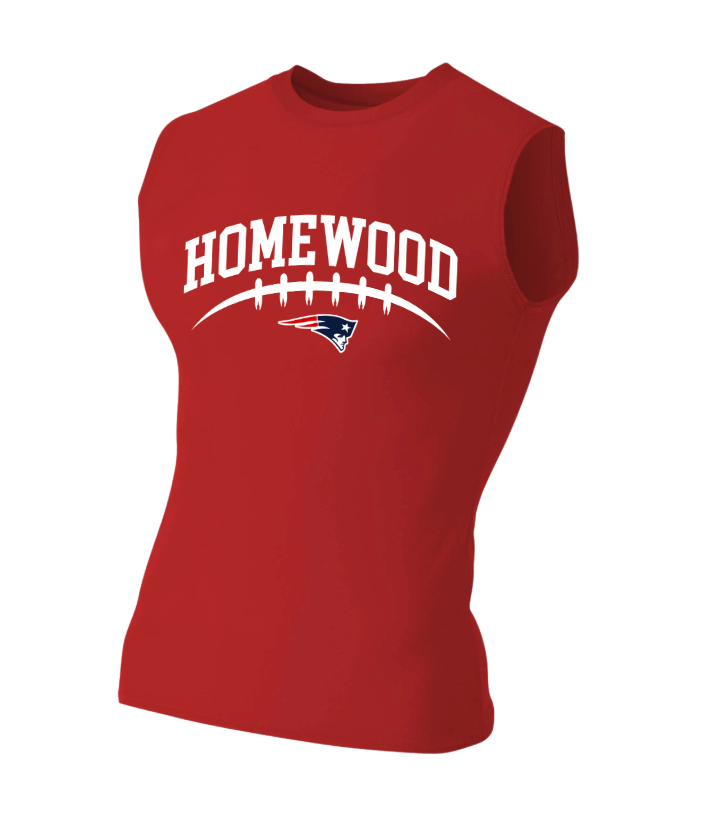 Homewood Football Sleeveless Compression Shirt
