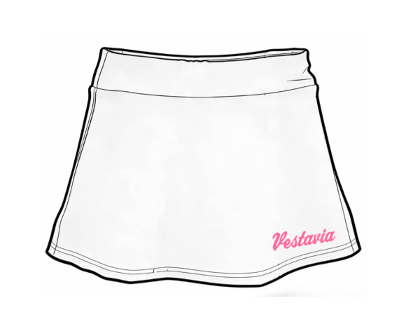 Vestavia Fit and Flare Tennis Skirt