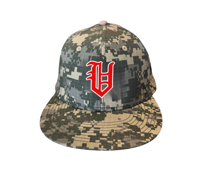 Digi Camo Old English V Hat