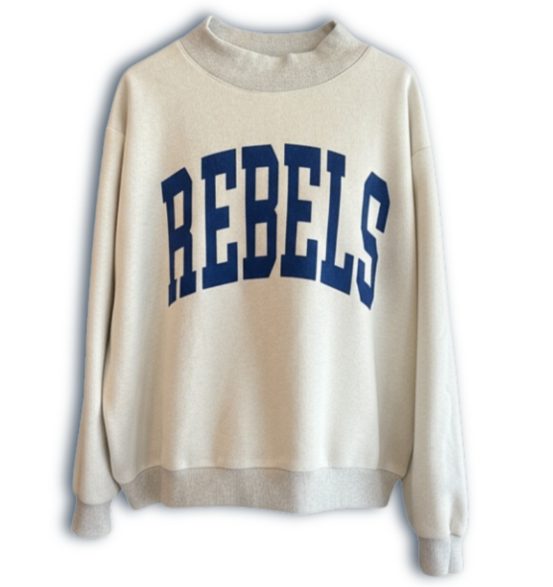 Vestavia Reversible Mock Neck Sweatshirt