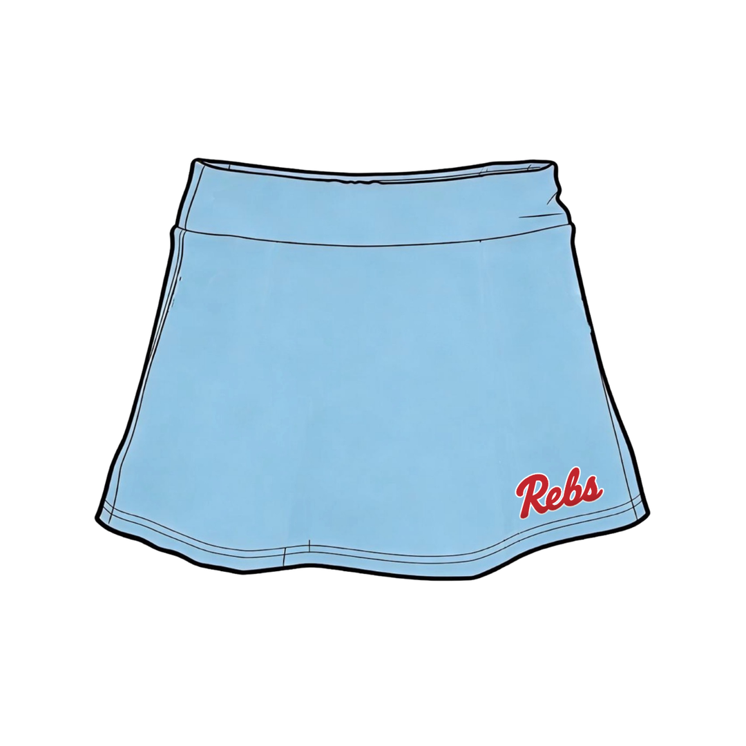 Rebs Fit and Flare Tennis Skirt