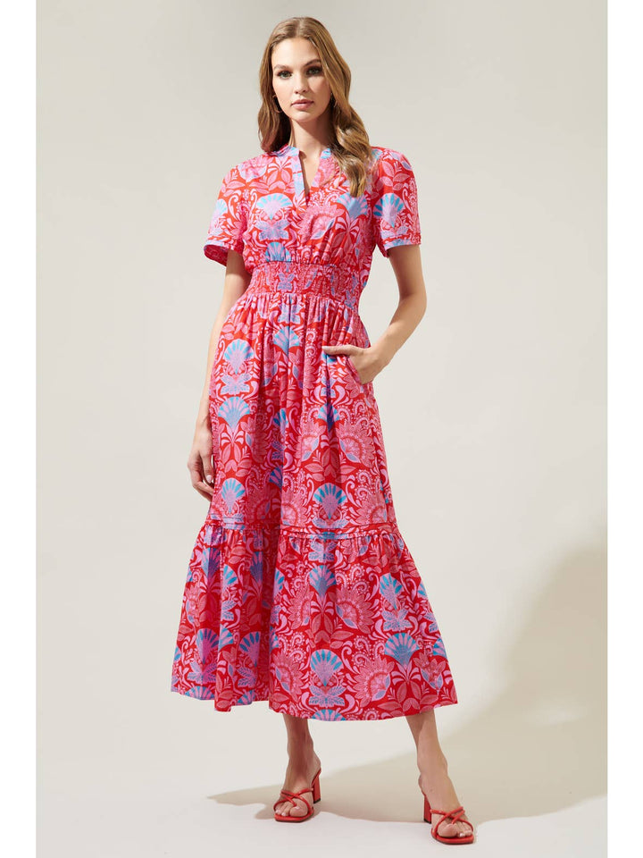 Wren Poplin Maxi Dress